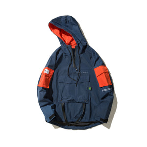 Front Pocket Pullover Jacket