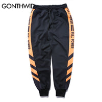 Striped Patchwork Harem Pants