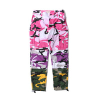 Tri Color Camo Cargo Pants