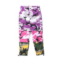 Tri Color Camo Cargo Pants