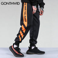 Striped Patchwork Harem Pants