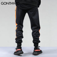 Striped Patchwork Harem Pants