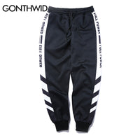 Striped Patchwork Harem Pants