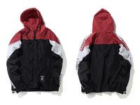 Color Windbreaker Hooded Jacket