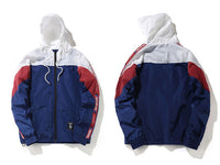 Color Windbreaker Hooded Jacket