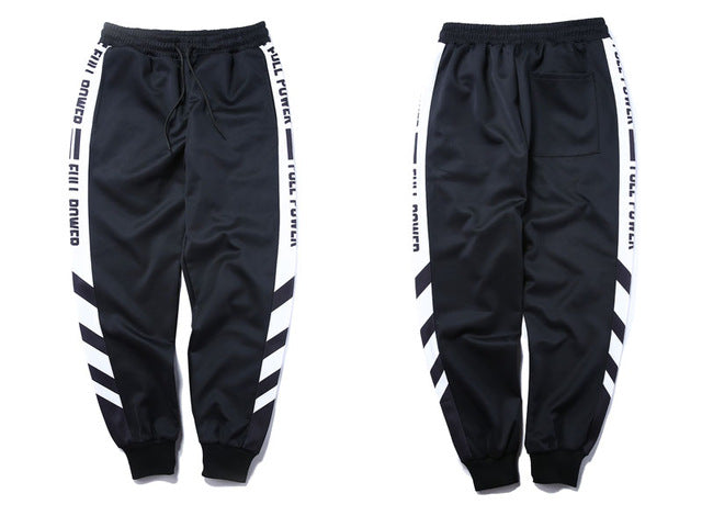 Striped Patchwork Harem Pants